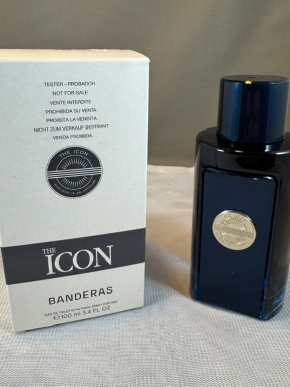 Antonio Banderas The Icon Eau De Toilette Spray for Men 3.4oz New Opened Box $60